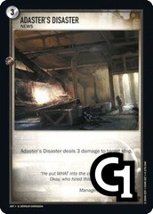 Adaster's Disaster